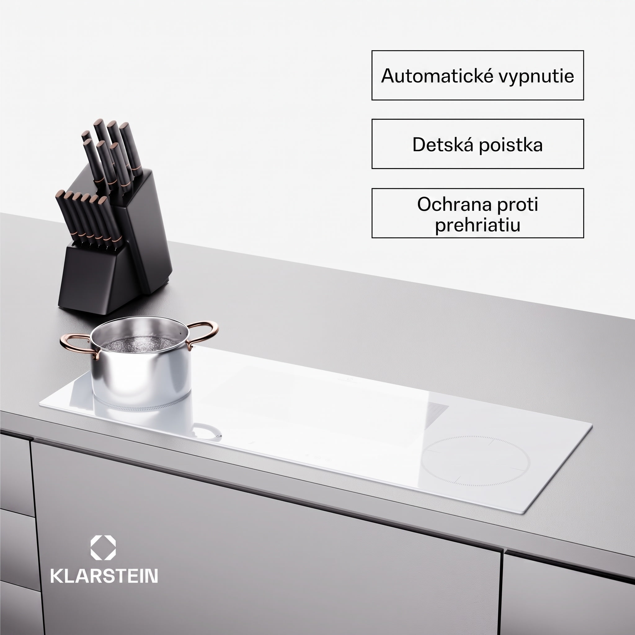 Klarstein Delicatessa 90 Slim Hybrid indukčná varná doska – Obrázok 4