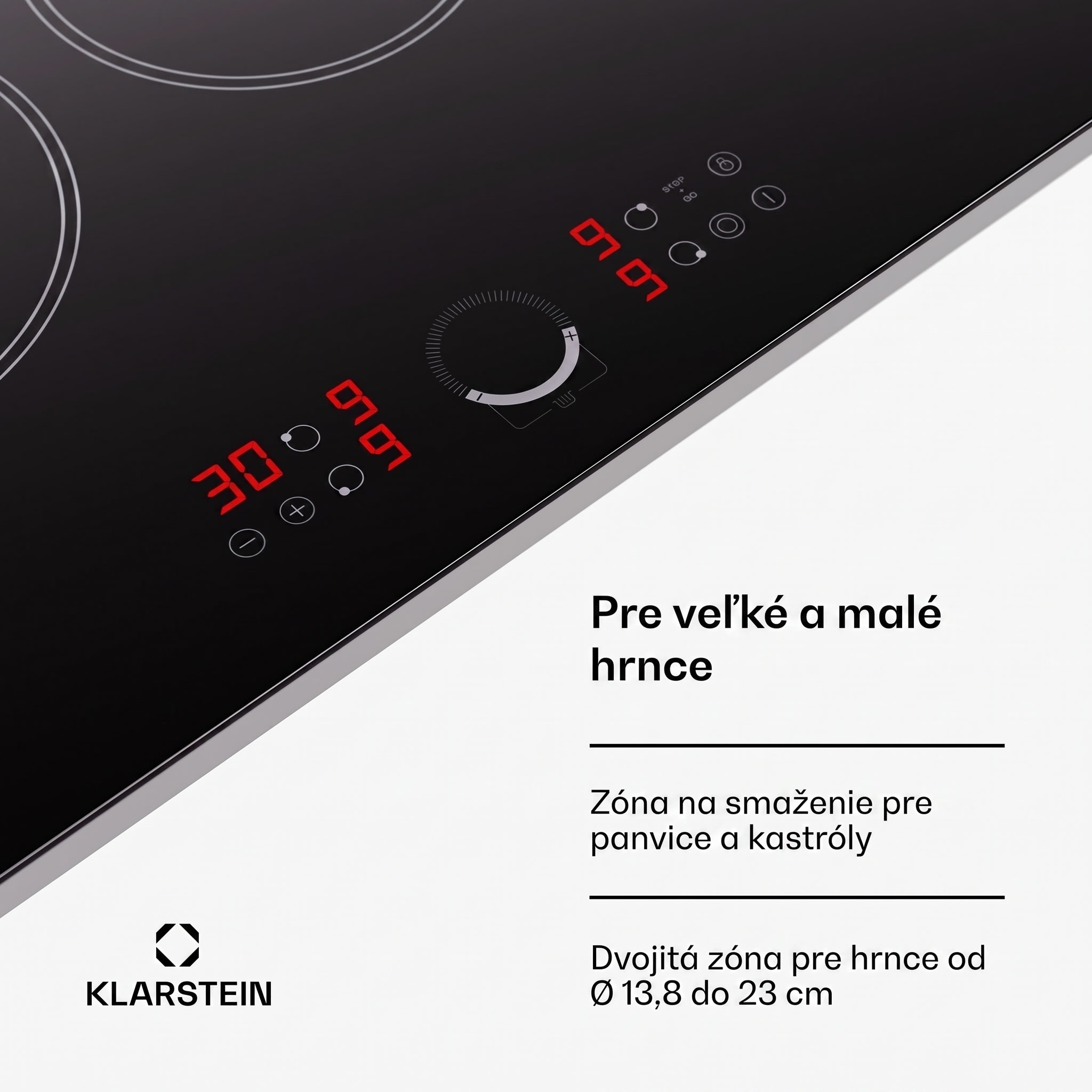 Klarstein Virtuosa 90 sklokeramická varná doska – Obrázok 4