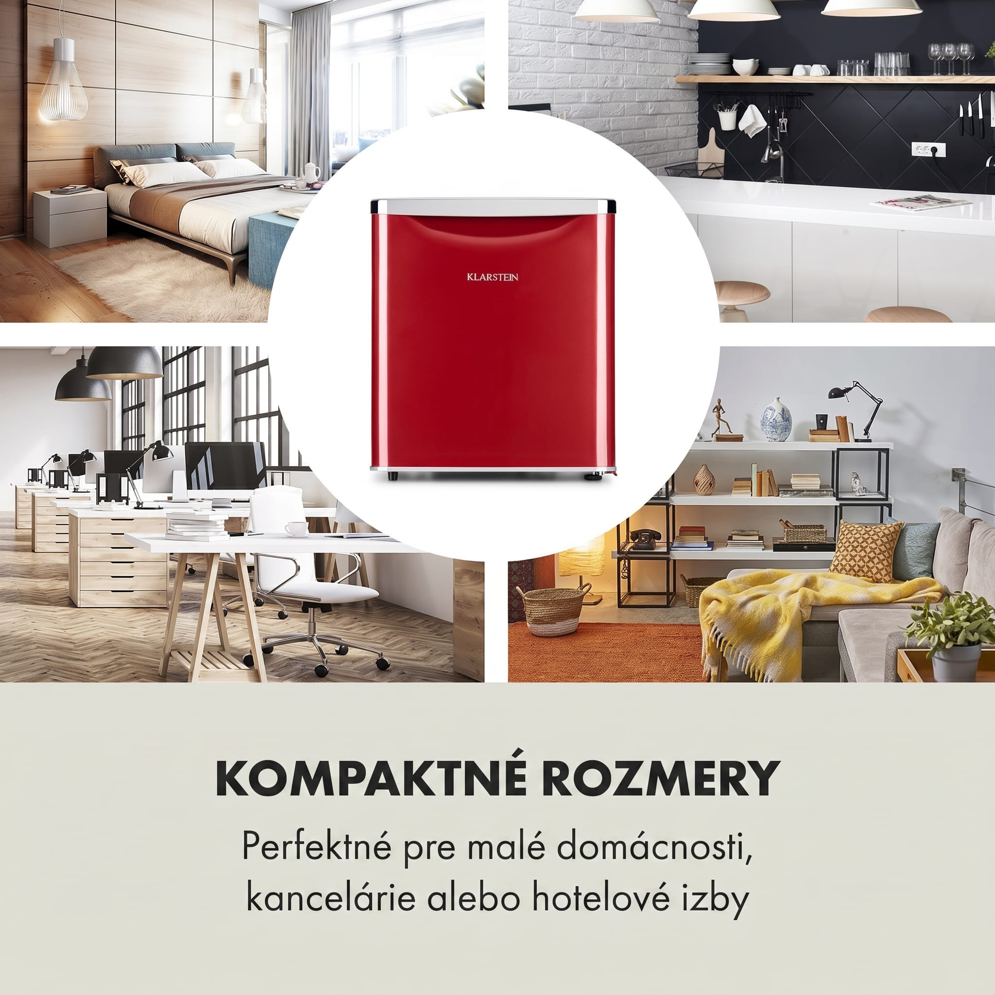 Klarstein Yummy, chladnička s mraziacim priestorom, 45 l, 42 dB – Obrázok 4