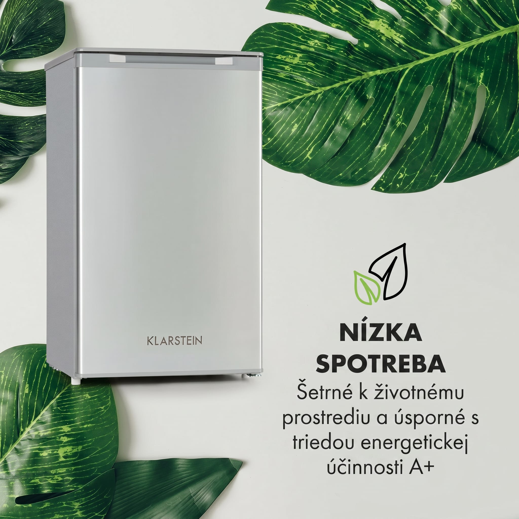 Klarstein Garfield XL, mraznička, 60 l, 80 W, 4 hviezdičky, prevádzková hlučnosť: 41 dB – Obrázok 2