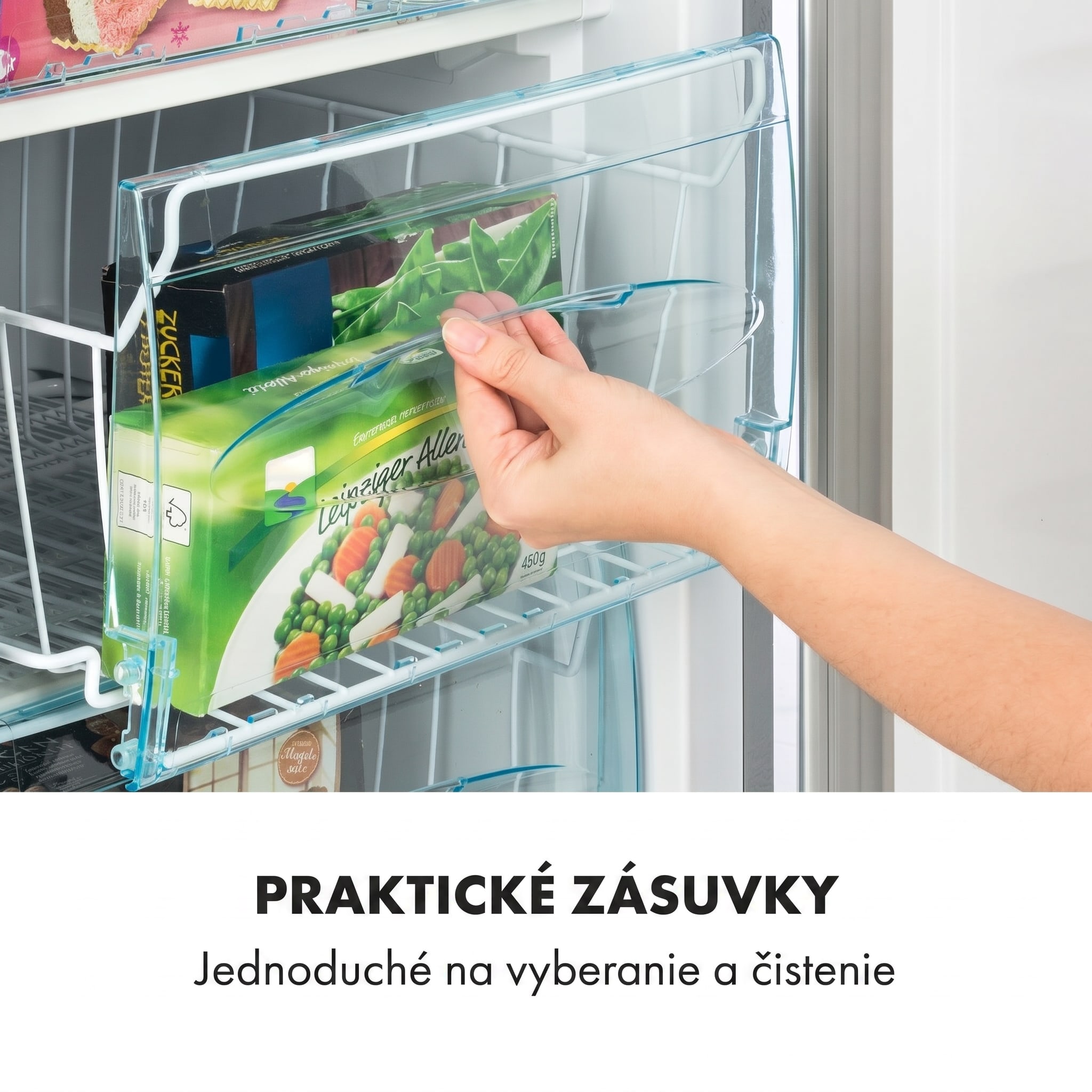 Klarstein Garfield XL, mraznička, 60 l, 80 W, 4 hviezdičky, prevádzková hlučnosť: 41 dB – Obrázok 4