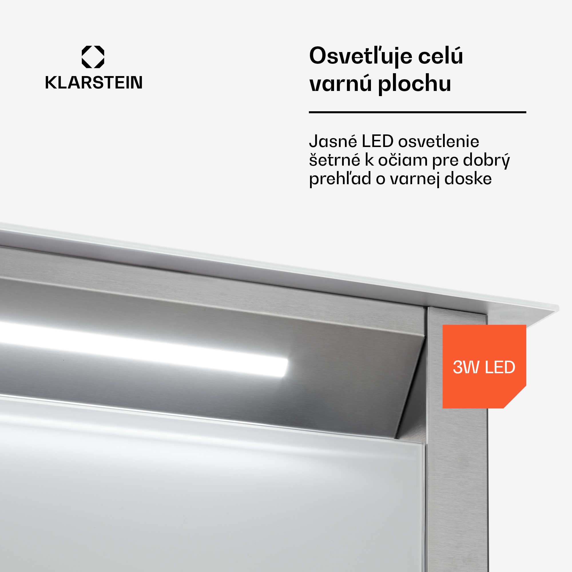 Klarstein Royal Flush Eco digestor 60 cm 604 m³/h A+ – Obrázok 5
