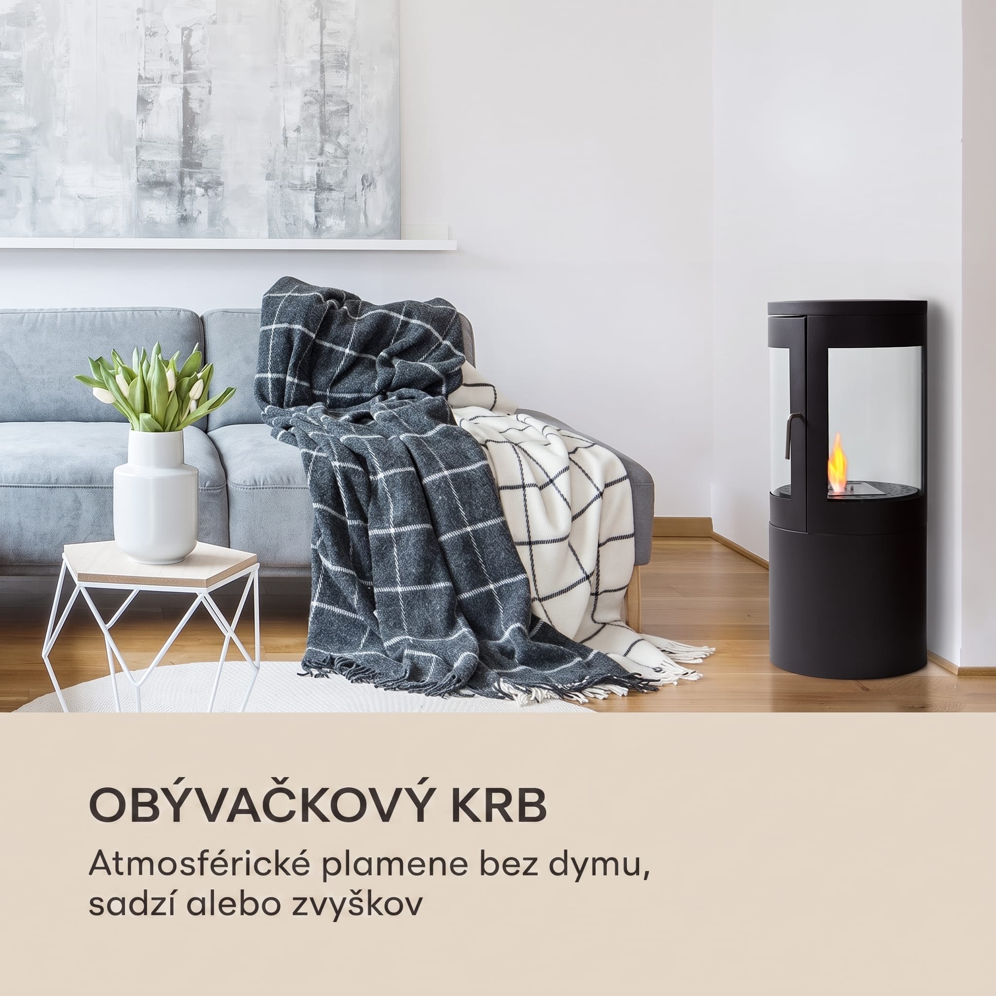 Blumfeldt Fiamme Circulo, etanolový krb, horák z nehrdzavejúcej ocele, 1,2 l, doba horenia 4-5 h – Obrázok 5