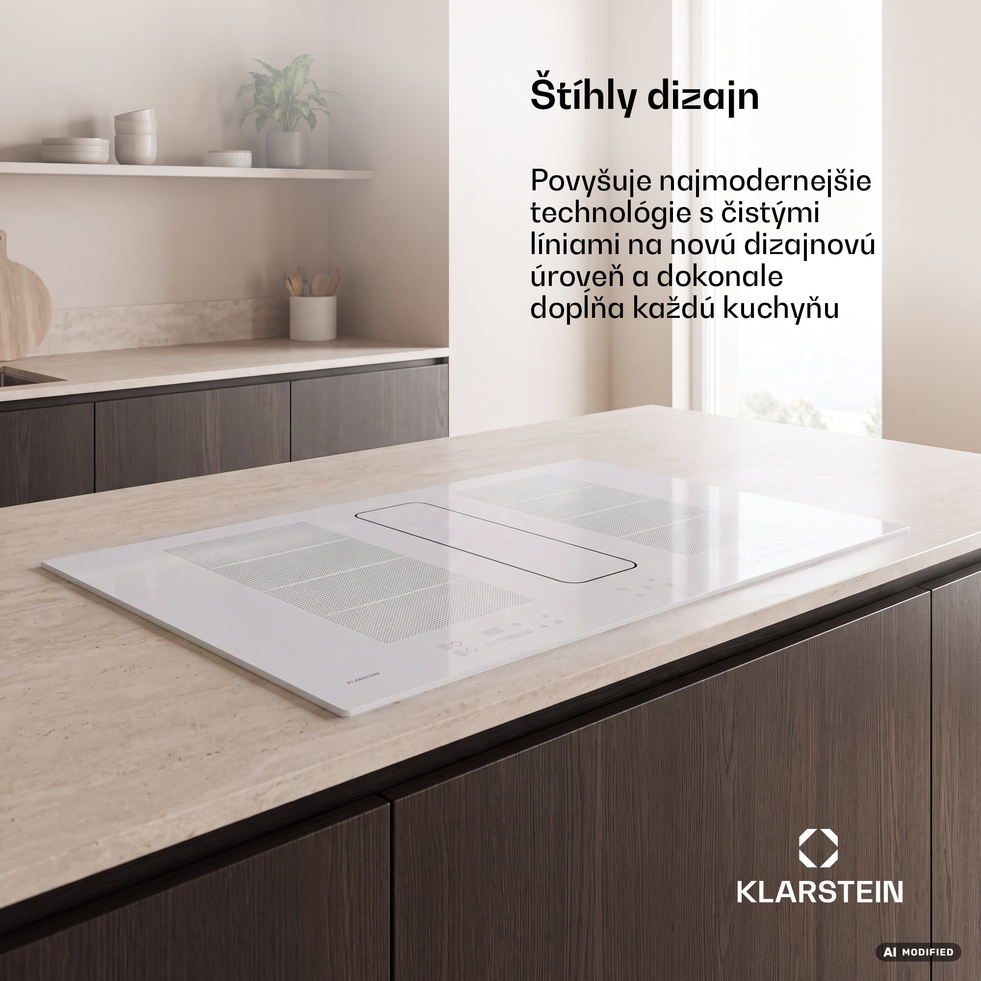 Klarstein ChefFusion indukčná varná doska s digestorom | 4 varné zóny | 7200 W | 504,3 m³/h | 90 cm – Obrázok 2