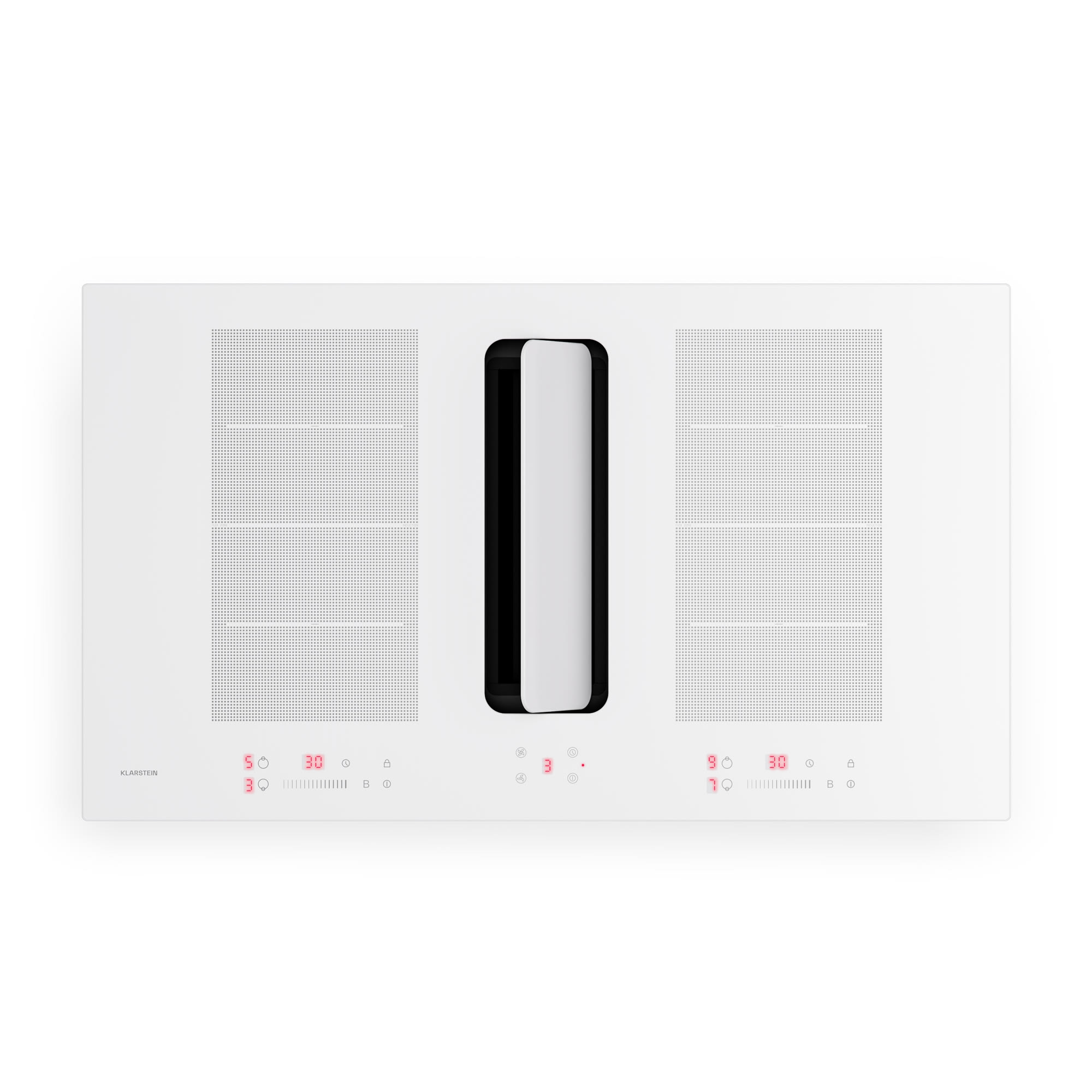 Klarstein ChefFusion indukčná varná doska s digestorom | 4 varné zóny | 7200 W | 504,3 m³/h | 90 cm
