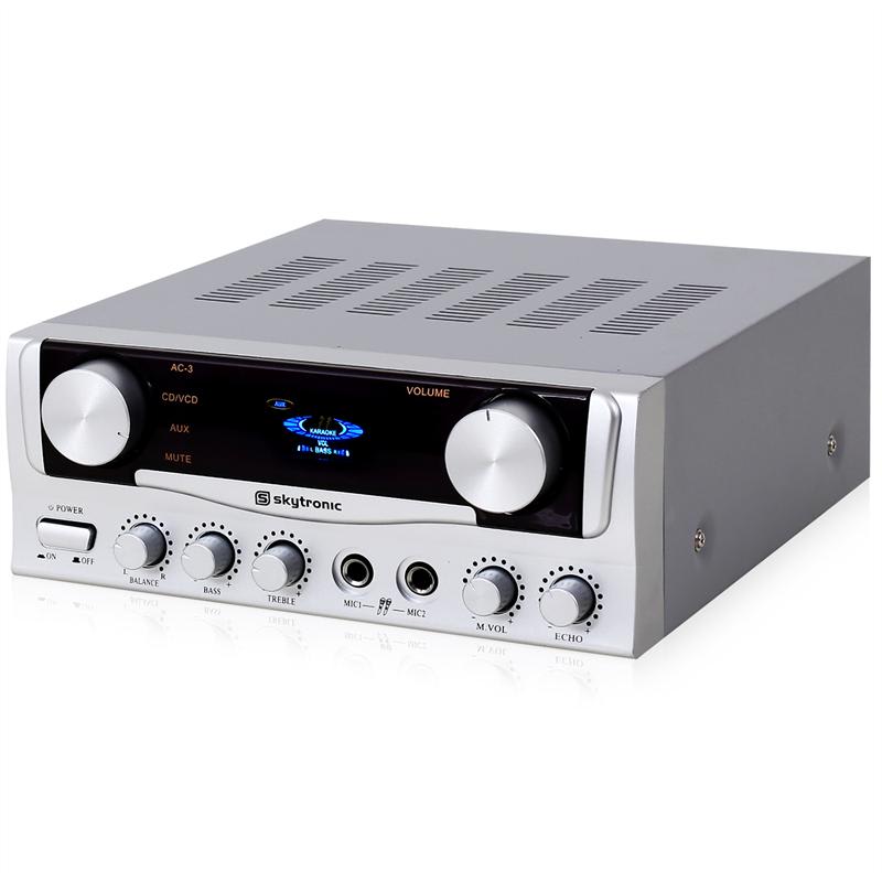 Skytronic SKY-103.102, HiFi zosilňovač pre karaoke, PA, 400 W – Obrázok 4