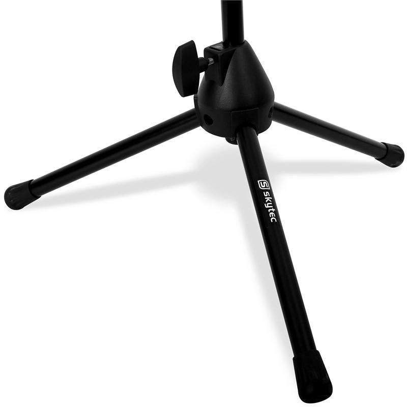 Skytronic Flexibilný mikrofónový set, trojnožkový statív, taška, XLR – Obrázok 2