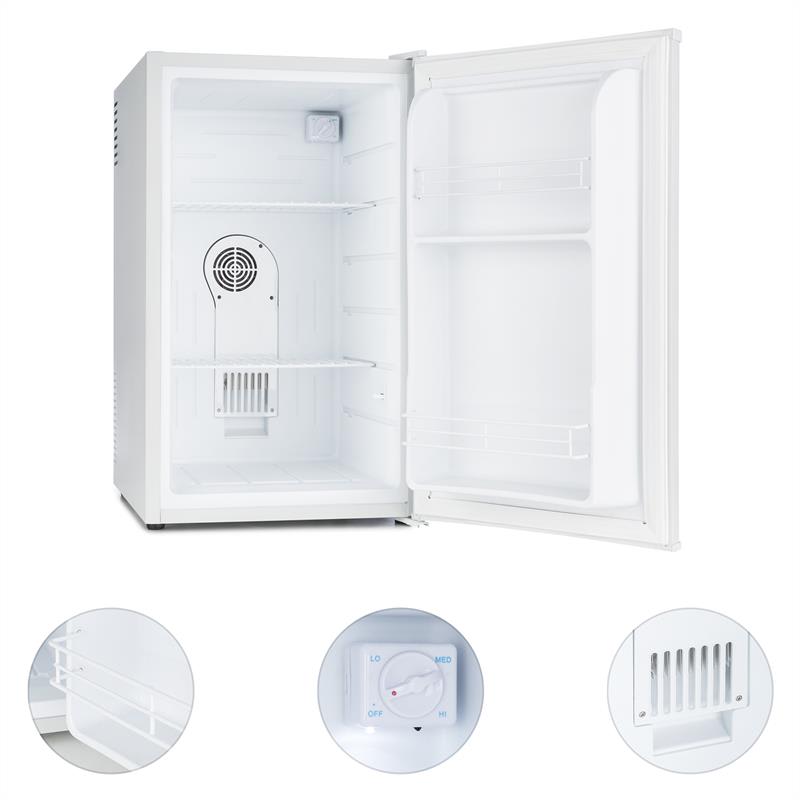 Klarstein HEA-MKS-6, Minibar, 70 litrov, biely – Obrázok 3