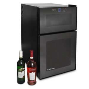 Klarstein MKS-3, vinotéka, 70 l, 24 fliaš, 2 zóny