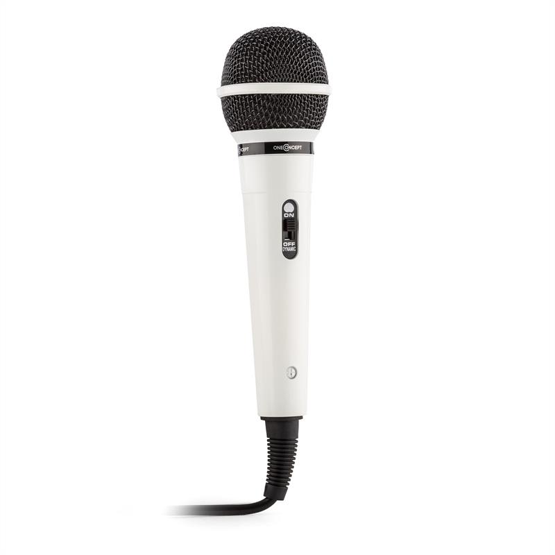OneConcept CD-202WH, rečnícky a spevácky mikrofón