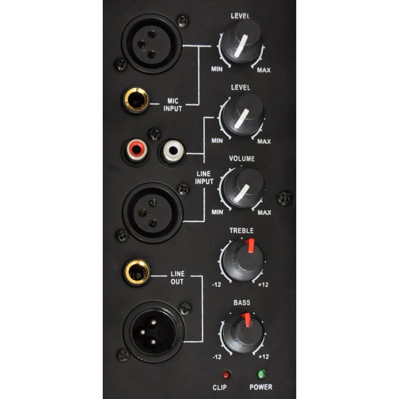 Skytec aktívny PA reproduktor, 30 cm (12“), 1100 W – Obrázok 5
