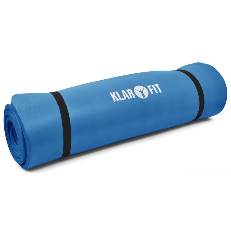 Karimatka na cvičenie Klarfit, 15 mm, 190 x 80 cm, modrá