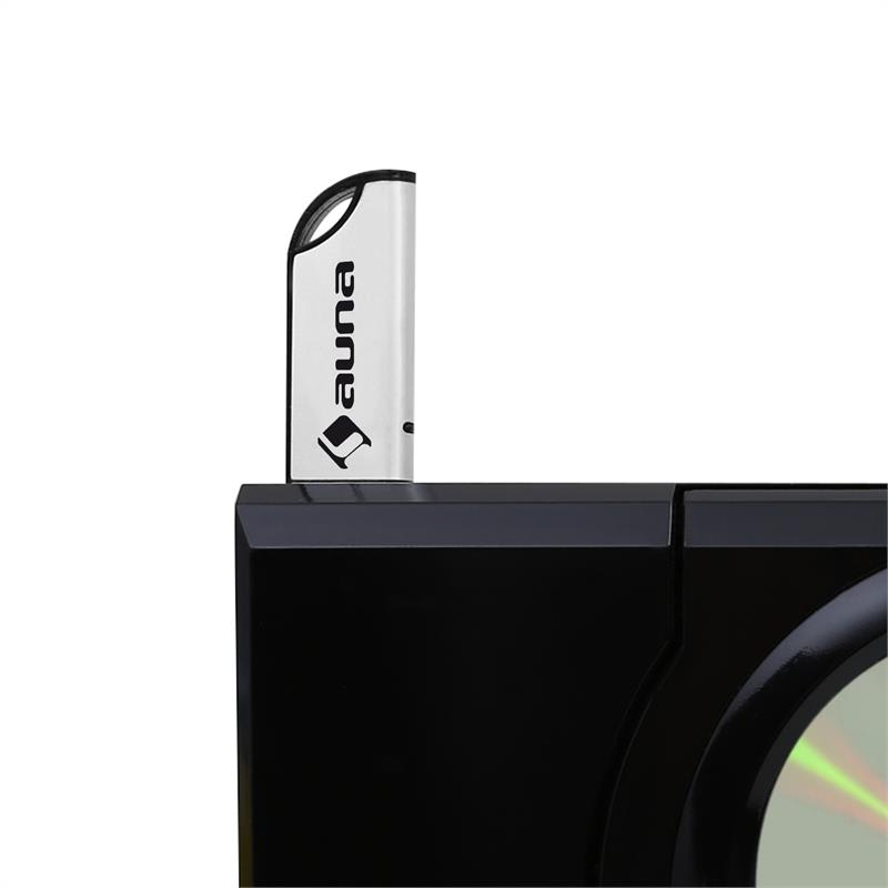Stereo zariadenie Auna MC-120, MP3/CD prehrávač, USB, čierne – Obrázok 2