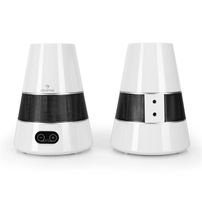 Auna WH4080 rádio-reproduktor.systém, 863 MHz, 100 m, biely – Obrázok 3