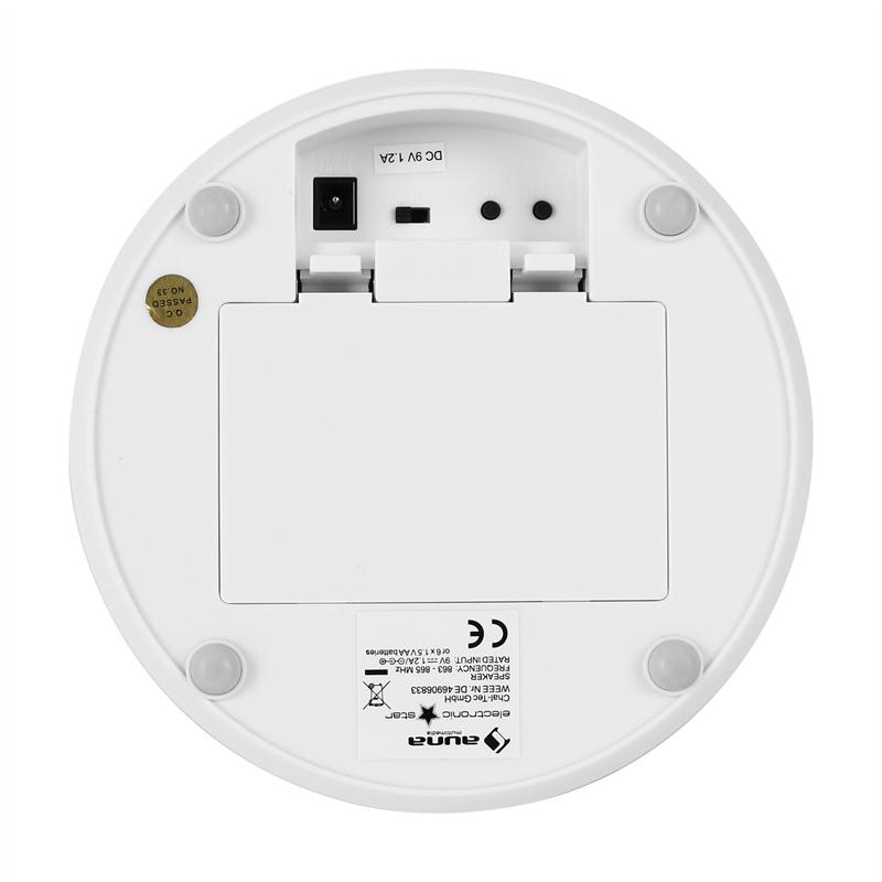 Auna WH4080 rádio-reproduktor.systém, 863 MHz, 100 m, biely – Obrázok 4