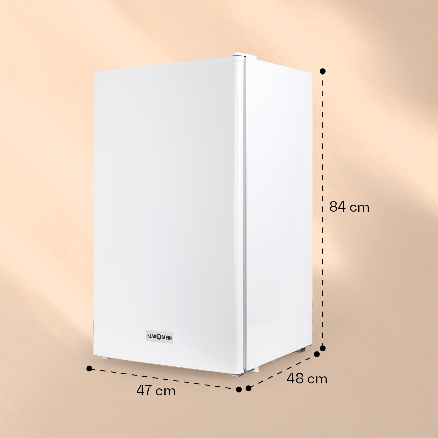 Klarstein 90L1-WH, kombinovaná chladnička, 91 l, energet. trieda F – Obrázok 5