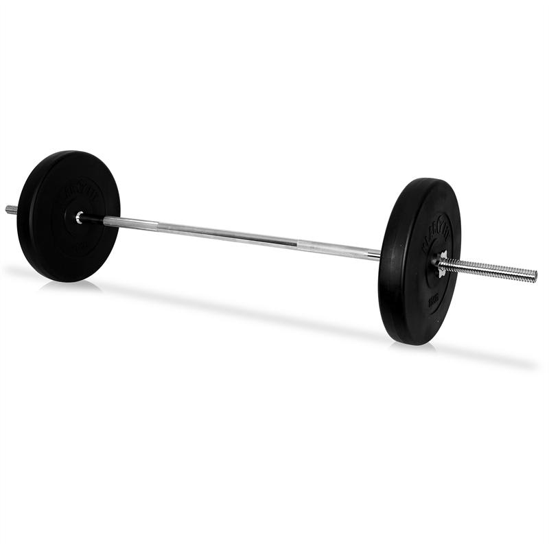 Klarfit, sada činiek, 4 x hriadeľ činky, 14 x závažie, 97,5 kg – Obrázok 5