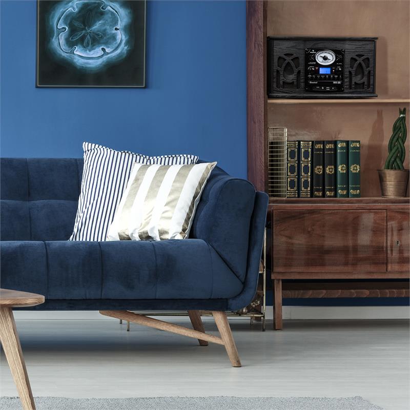 Stereo zariadenie Auna NR-620, stereo, MP3 záznam, čierne – Obrázok 2