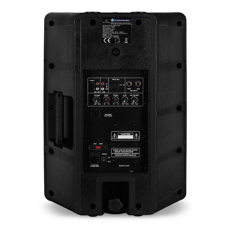Auna Pro PW-EV-12A, 2-pásmový koncertný reproduktor, 1100 W, ABS – Obrázok 4