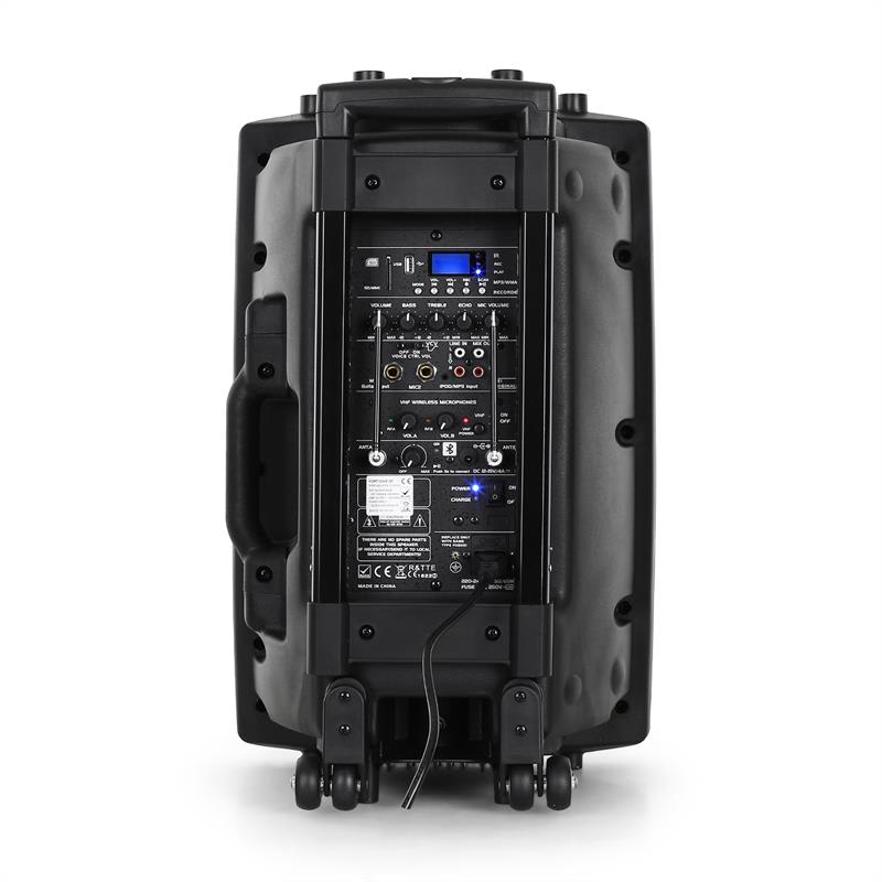 Ibiza Port12VHF-BT 30 cm (12"), PA systém, USB, SD, AUX, MP3, bluetooth – Obrázok 3