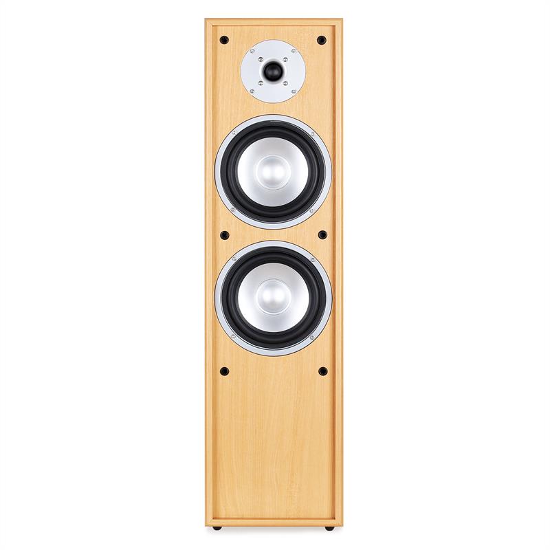 Auna Linie-300-BH, pár stĺpových reproduktorov, 80 W RMS, dub – Obrázok 2