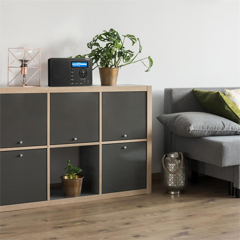Auna IR-130 internetové rádio, WLAN, čierne, streaming – Obrázok 3