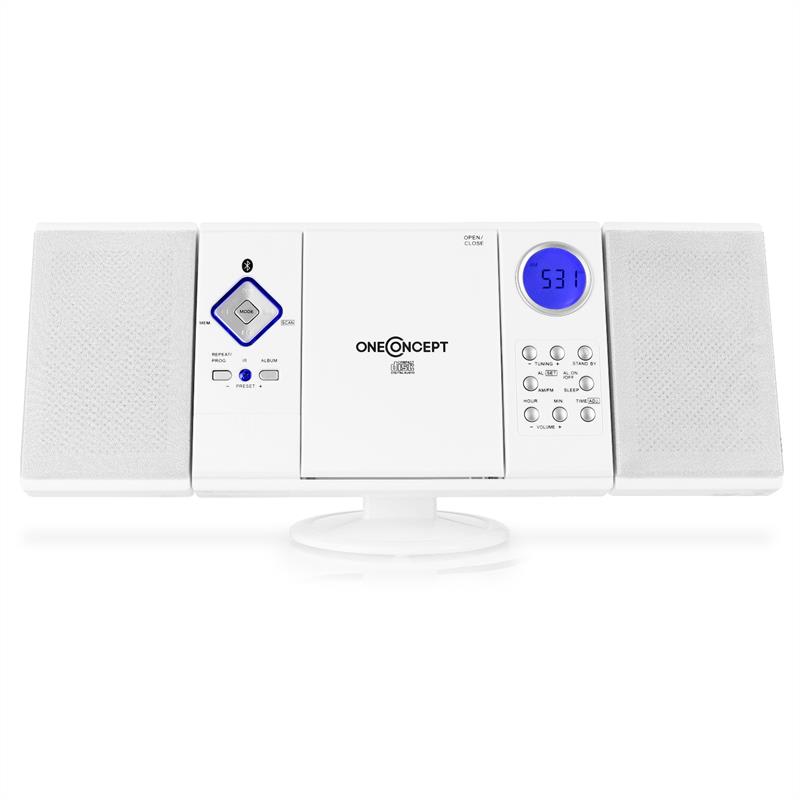 OneConcept V-12-BT bluetooth stereosystém s FM, USB, SD, AUX – Obrázok 3