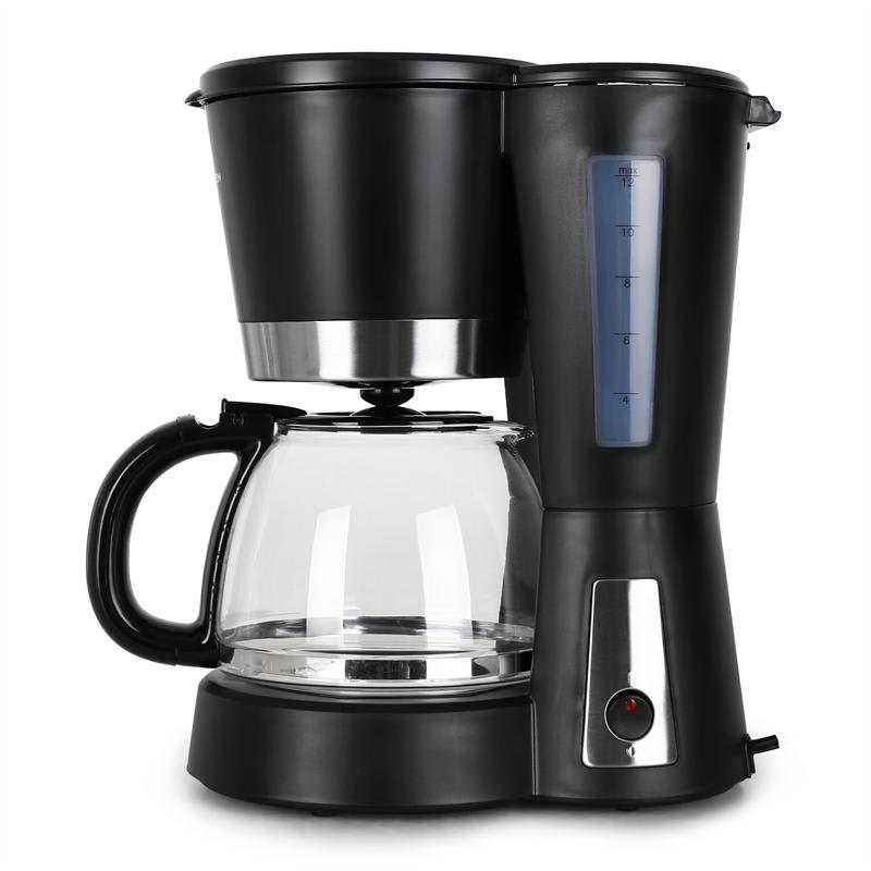 Klarstein Kávovar Sunday Morning, čierny, 900 W, 1,5 l – Obrázok 4