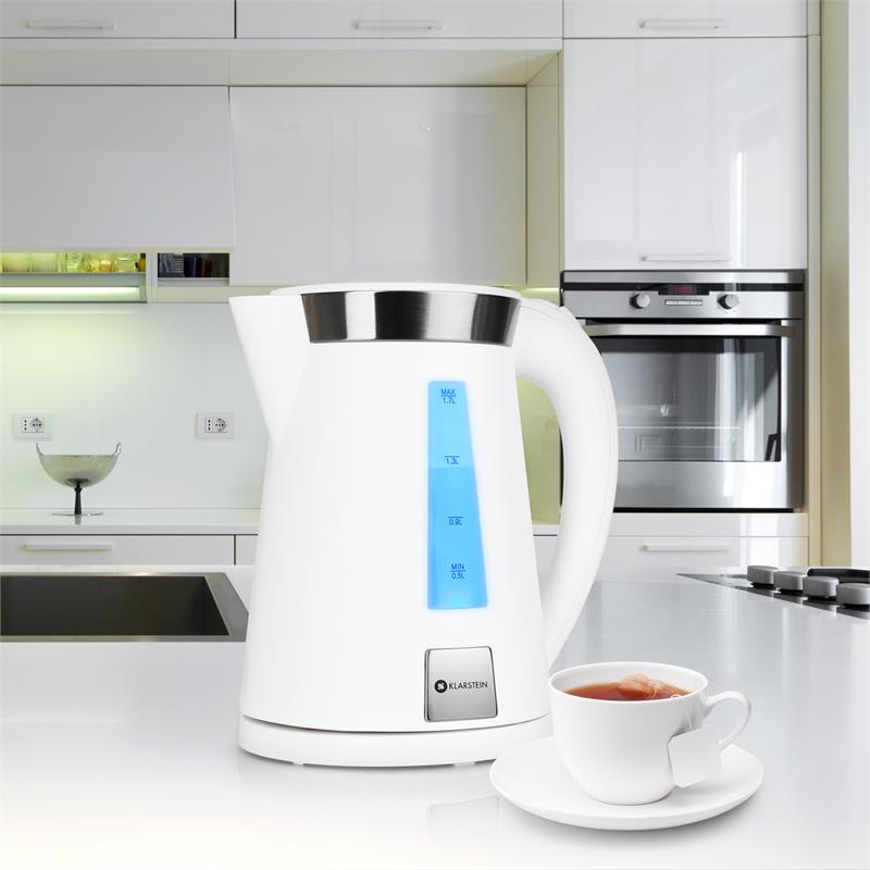 Klarstein TK8-Sunday, rýchlovarná kanvica, biela, 2200 W – Obrázok 3
