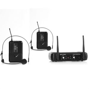 Malone UHF-250 Duo2, bezdrôtový mikrofónový set, 2 kanály