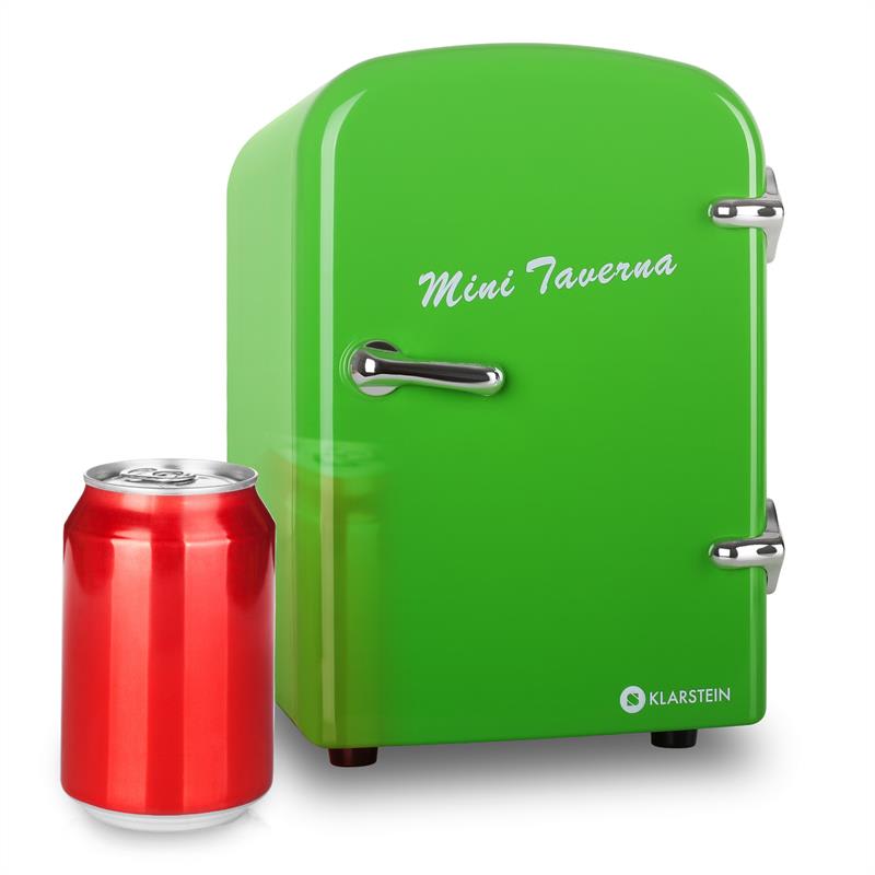 Klarstein Mini Taverna, chladnička, 4 l, zelená – Obrázok 2