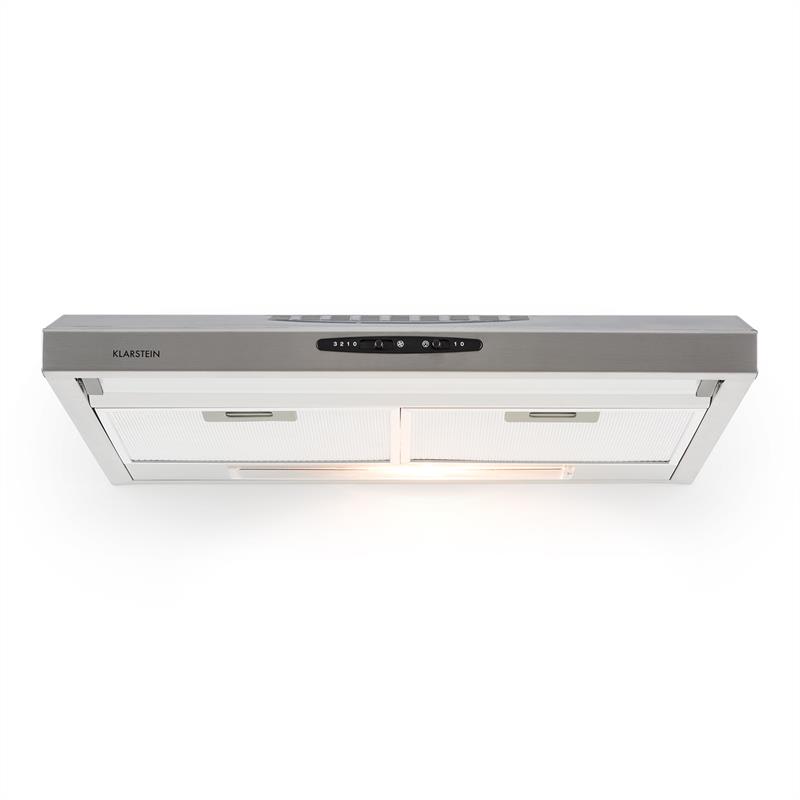 Klarstein UW60SF, digestor, 60 cm, podskrinkový, 317 m³/h, nehrdzavejúca oceľ – Obrázok 2