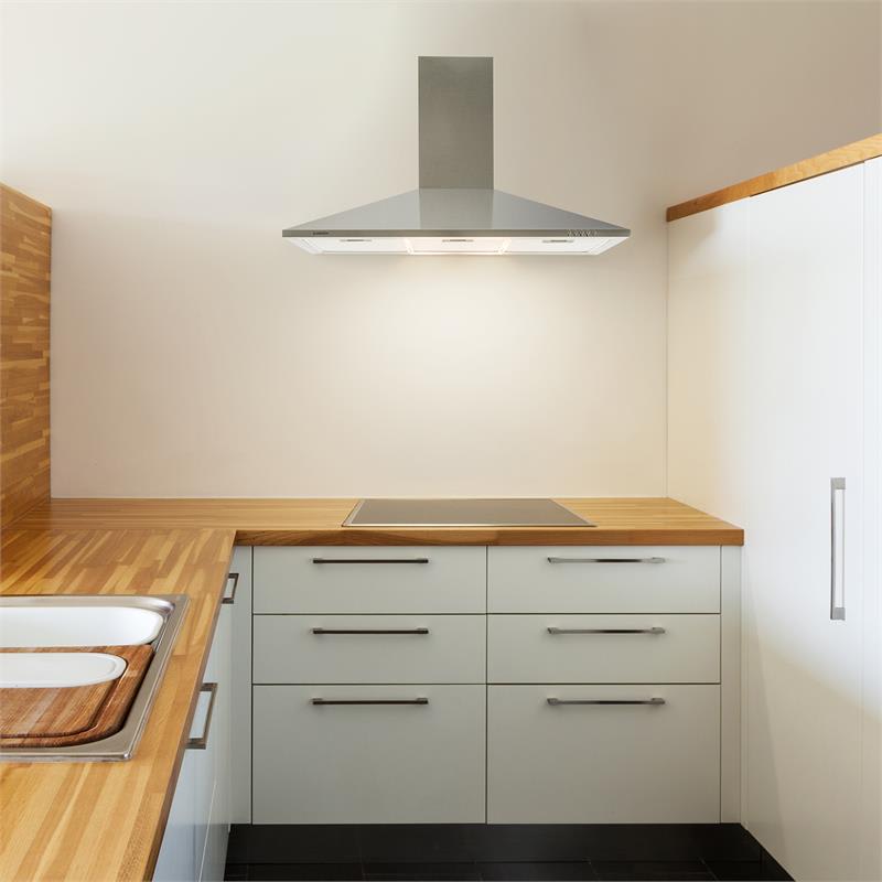 Klarstein TR90WS, digestor, 90 cm, nástenný, 340 m³/h, nehrdzavejúca oceľ – Obrázok 4