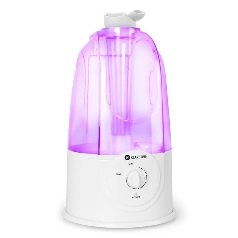Klarstein Pure Air, 30 W, zvlhčovač vzduchu, fialový