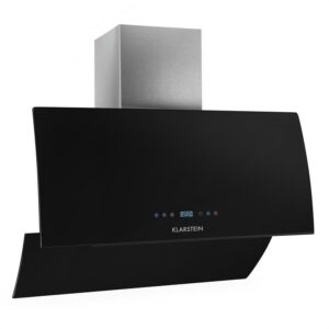Klarstein RGL90BL, komínový digestor, 90 cm, čierny
