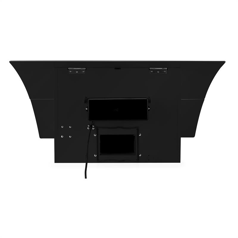 Klarstein RGL90BL, komínový digestor, 90 cm, čierny – Obrázok 4