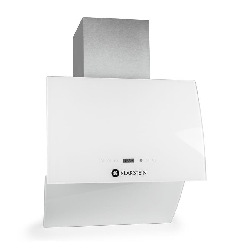 Klarstein RGL60WH komínový digestor, voľný priestor pre hlavu, 60 cm, 600m³/h – Obrázok 5