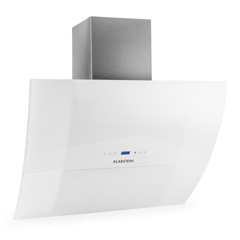 Klarstein RGL90WH komínový digestor, voľný priestor pre hlavu, 90 cm,600 m³/h