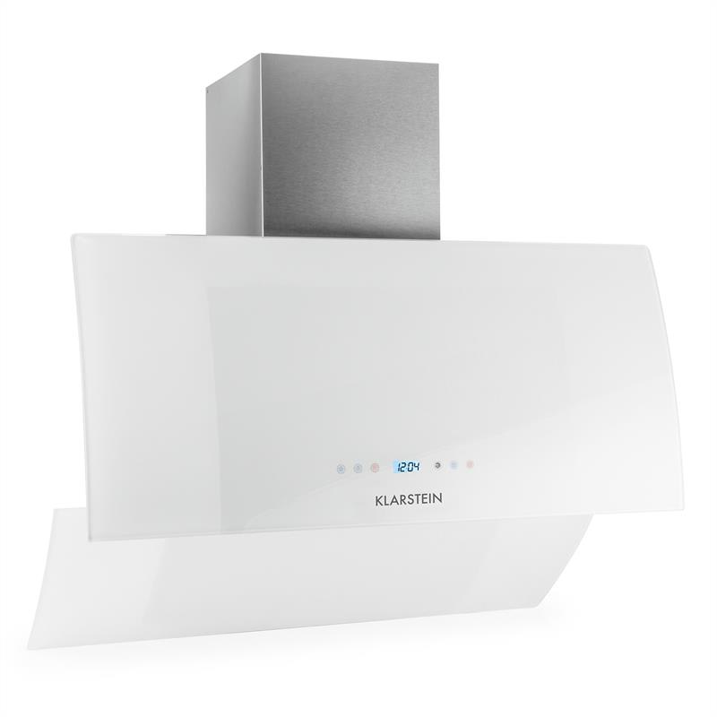 Klarstein RGL90WH komínový digestor, voľný priestor pre hlavu, 90 cm,600 m³/h – Obrázok 2