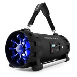 Auna Soundstorm Ghettoblaster, reproduktor, 1000 W max., Bluetooth, NFC, MP3, čierna/modrá