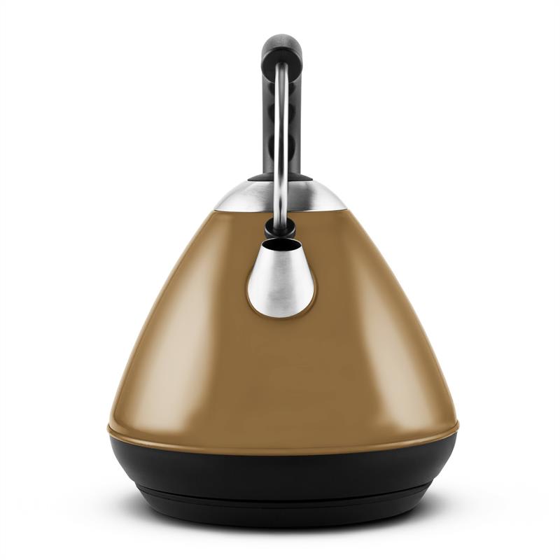 Klarstein Charlotte Cappucino, 1,7 l, 2200 W, rýchlovarná kanvica, čajník, bezkáblový, hnedý – Obrázok 4