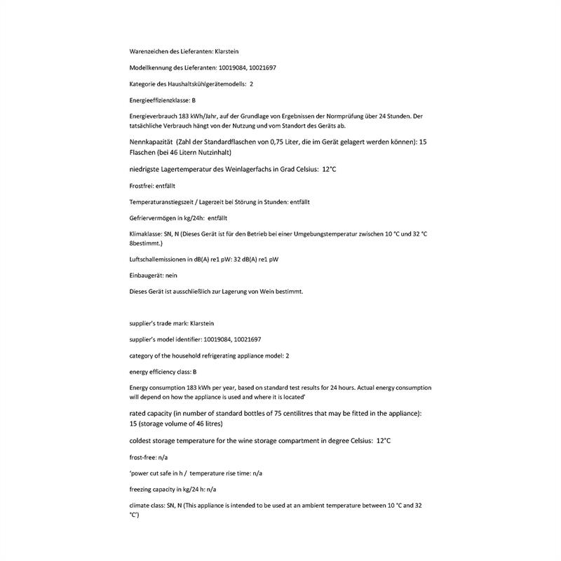 Klarstein Coollocker, 46 litrov, 15 fliaš, mini chladnička, trieda B, červená – Obrázok 2