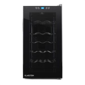 Klarstein Vivo Vino, 52 litrov, 18 fliaš chladnička na víno, LED, čierna