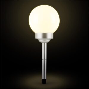 OneConcept LED-Flower 20, záhradné svietidlo, solárna lampa, Ø 20 cm, 2 LED diódy, IP44, teplá biela