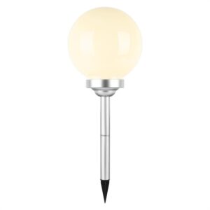 OneConcept LED-Flower 30, záhradné svietidlo, solárna lampa, Ø 30 cm, 4 LED diódy, IP44, teplá biela