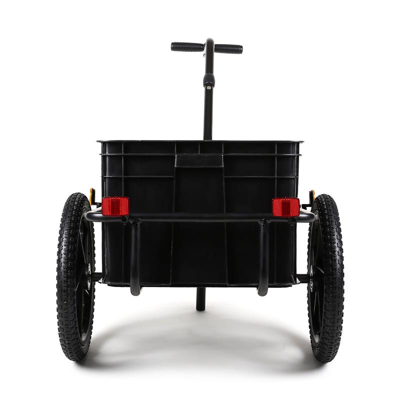 DURAMAXX Big Black Mike, príves na bicykel, čierny – Obrázok 3