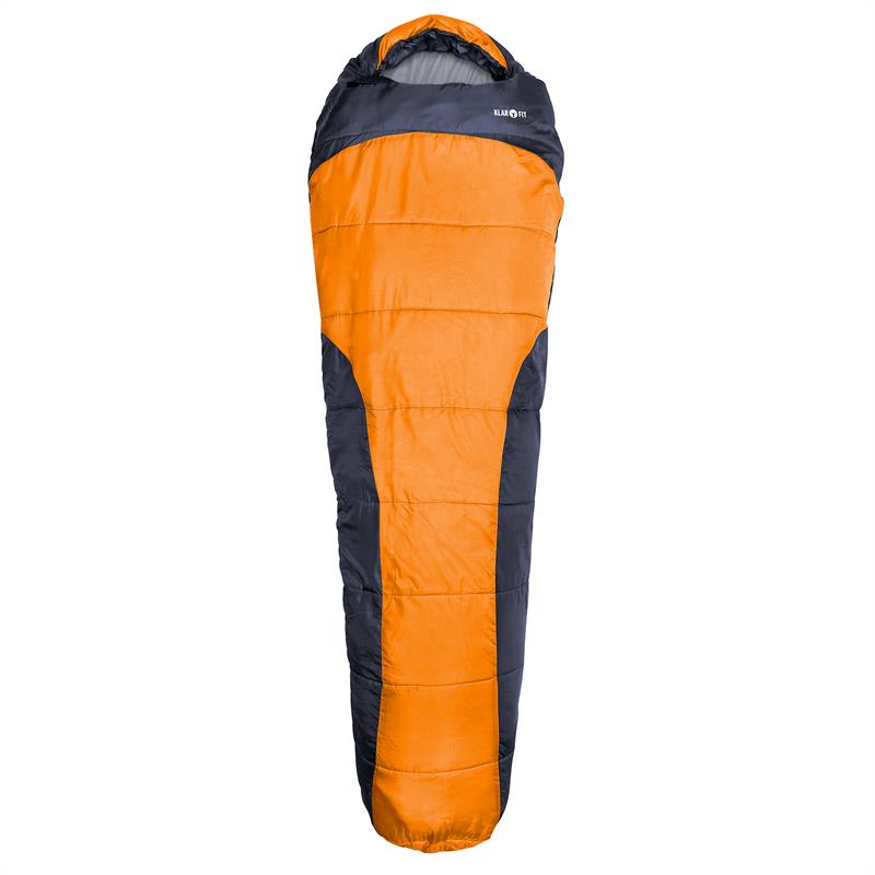 KLARFIT Gullfoss spací vak, 230 x 80 x 55 cm, oranžový – Obrázok 2