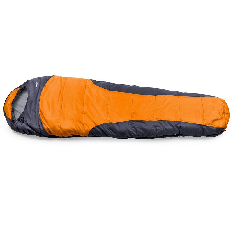 KLARFIT Gullfoss spací vak, 230 x 80 x 55 cm, oranžový – Obrázok 3