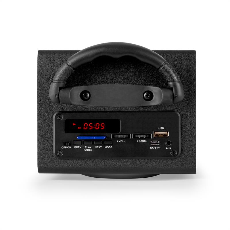Auna Beachboy XXL, bluetooth reproduktor, čierny, USB, SD, AUX, FM – Obrázok 5