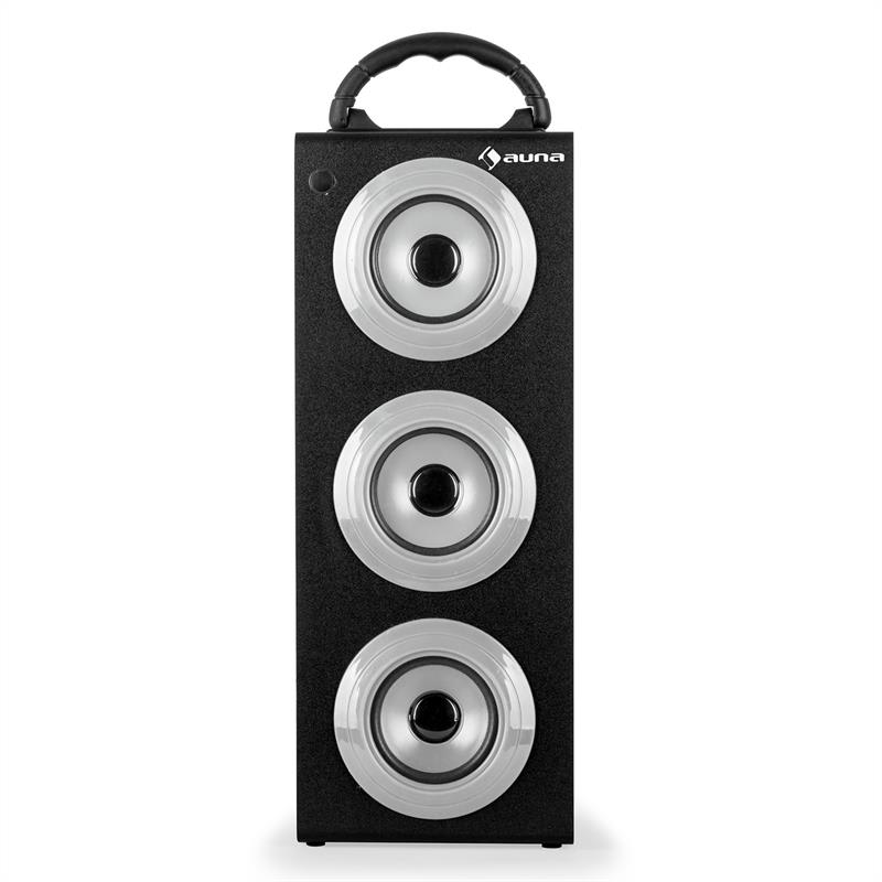 Auna Beachboy XXL, bluetooth reproduktor, strieborný, USB, SD, AUX, FM – Obrázok 2